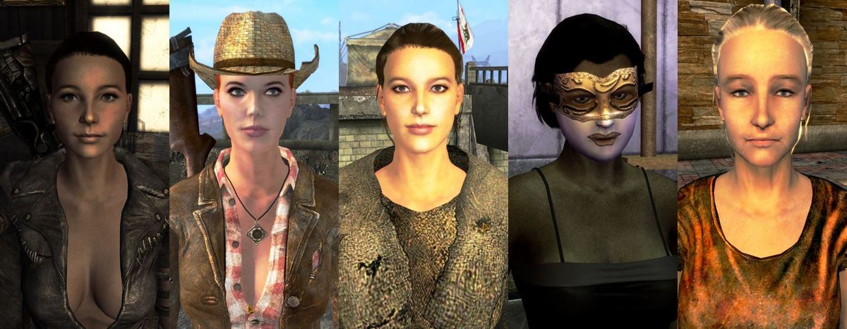 Новый реплейсер женского тела для Fallout: New Vegas на основе реплейсеров ...
