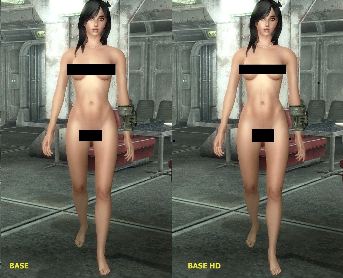 DIMONIZED TYPE3 female body for Fallout 3 | Реплейсер тела
