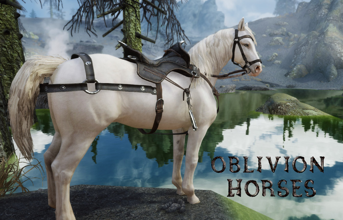 Oblivion horses LE Replacement horses at Skyrim