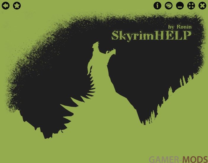 Elder Scrolls 5: Skyrim "SkyrimHELP" | Интерактивный помощник по Skyrim