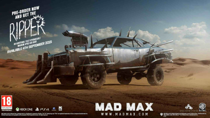 Релиз игры Mad Max подтвержден на 4 сентября 2015 только для PС и новых консолей