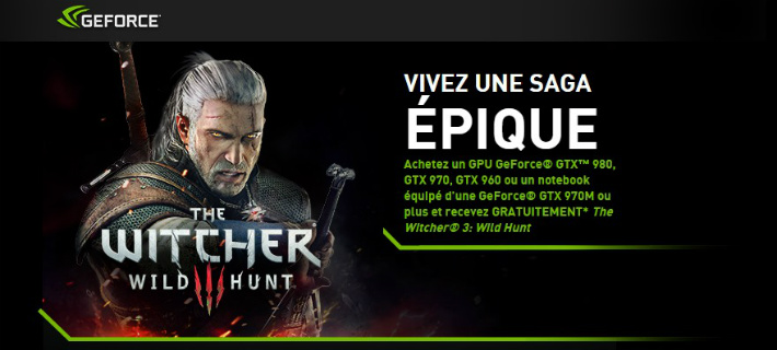 Акция от Nvidia: купи видеокарту и получи Witcher 3 в подарок