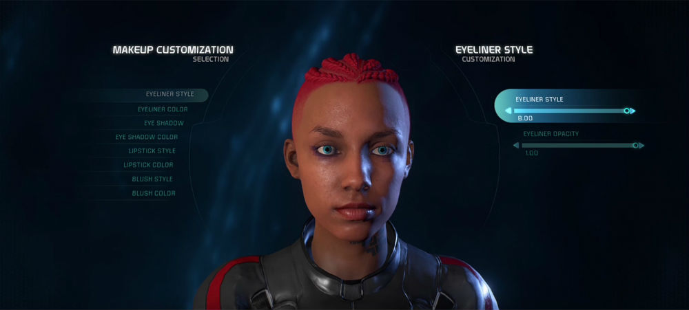 Mass Effect Andromeda - редактор и кастомизация лиц