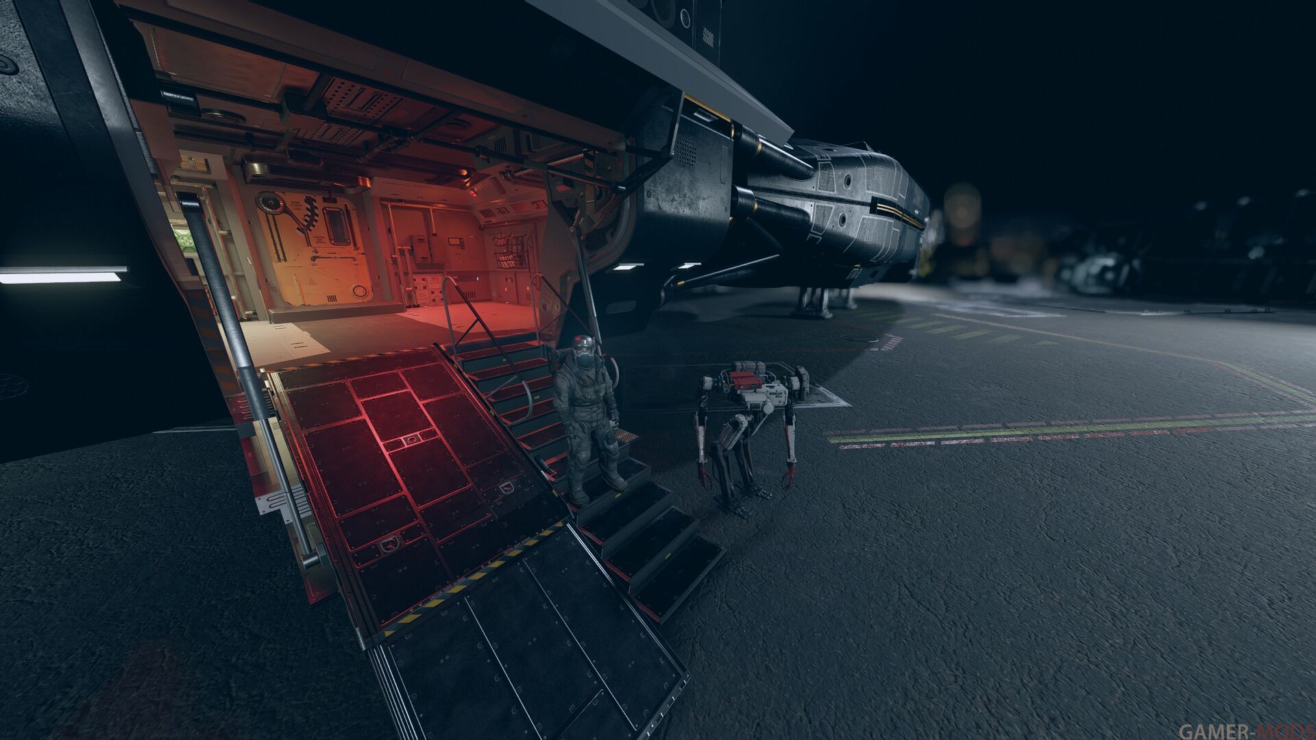 Порт Акила-Сити . Захваченный корабль.